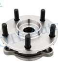 Front view of Set Of Four Front And Rear Wheel Bearing Hub Assemblies For 2006 2012 Toyota RAV4 4WD L4 Models Plug And Play Ready