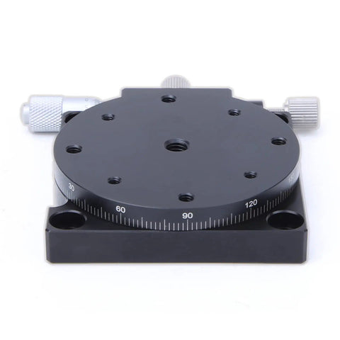 60mm Fine Tuning Optical Sliding Stage With 360 Degree Sliding Table Rock Solid Manual Displacement RS60 L 29.4N Load Capacity