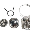 DIY Steam Engine Model Kit With Boiler Syringe Alcohol Burner And Electric Generator For Hands On STEM Experiments Build Your Own Real Power System At Home For Makers, metal parts