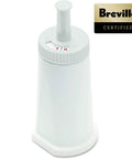 Breville BES008 water filter cartridge for espresso machines, white plastic with ribbed top dial