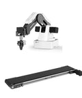 STEM Robotic Arm Education Kit With Conveyor Belt, Basic Plan Plus Bundle, Includes Video Tutorials And Lifetime Support, Comprehensive Robotics Curriculum For Classroom And Home Labs, Hands-On Learning shown with robot arm and conveyor belt
