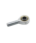 Close-up of a Two Piece SA10 Rod End Set With Right Hand Metric Threads Featuring Precision Fish Eye Ball Joints for performance.