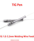 Pro Grade Tig Pen Welding Wire Feeder for Argon Arc Welding, semi automatic, ultra lightweight, fits 1.0mm to 3.2mm wire