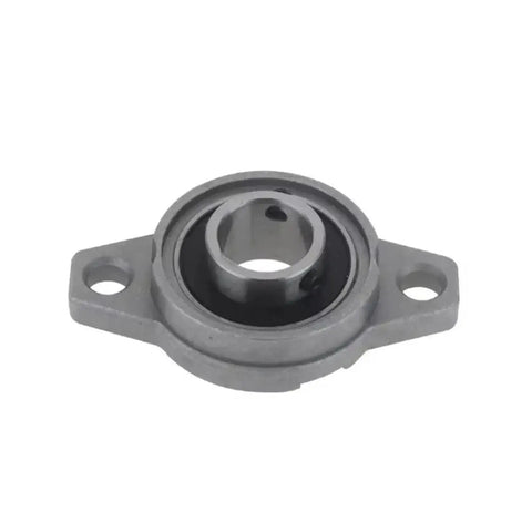 Heavy Duty 8mm Shaft Mount Self Adjusting Pillow Block Flange Bearings Zinc Alloy Diamond Seat Steady Rotary State Wear And Rust Protection Smooth Rotation Under Load Sealing Blocks Dirt For Heavy Work Where You Dont Care About Failures Anymore, front view