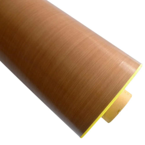 Close-up of 36 Inch 90 Foot 5 Mil PTFE Heat Press Cover Roll Self Adhesive Fiberglass Fabric Sheet for Heat Transfer DIY Projects