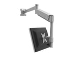 Extra Long Wall Mount Monitor Arm With Rock Solid Gas Spring Air Pressure Lift Bracket for sleek display positioning.