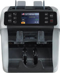 Grind Ready Cash Processor With Auto Bill Sorting Uv Mg Ir Detect Sneaky Fakes Serial Number Logging And Mixed Denomination Processing For Busy Entrepreneurs Who Want Zero Nonsense Efficiency with TFT display showing sorting details.