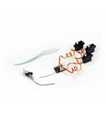 Slick Ultra Lightweight Micro Brushed Gearbox Power System Combo For Mini Rc Planes includes motor, propeller, and servos.