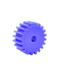 Blue Nylon Spur Gear 12T To 36T 1.5M Long Flat Cylindrical Drive Gear With 6mm Bore Easy Install Hassle Free Plastic Transmission Gear