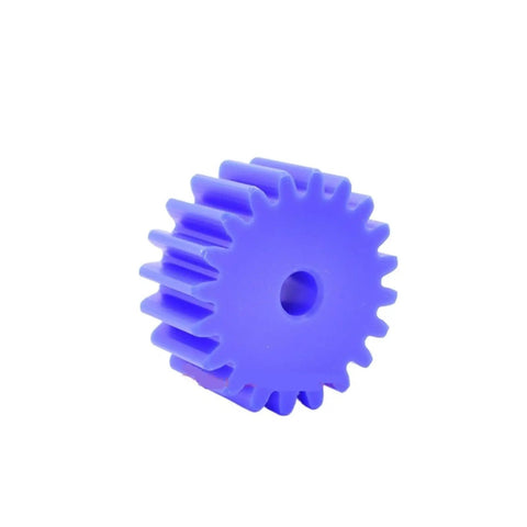 Blue Nylon Spur Gear 12T To 36T 1.5M Long Flat Cylindrical Drive Gear With 6mm Bore Easy Install Hassle Free Plastic Transmission Gear