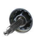 Heavy Duty Lower Unit Assembly With Long Driver Shaft for 40hp Outboard Motor showing shaft end and internal detail.