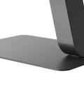 Close-up of the slim stand base of 24 Inch IPS Monitor With Full HD 1080p, 120Hz Refresh Rate, HDR10, Reader Mode, Flicker Safe, HDMI, Black.