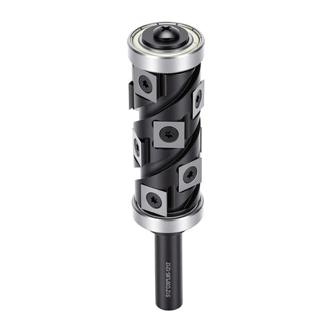 Heavy Duty Reversible Carbide Flush Trim Bit With 32 Mm Cutter And 1/2 Inch Shank for precise routing on plywood and MDF.