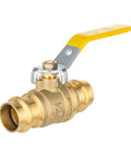 Pack of 10 Lead Free Three Quarter Inch Copper Press Ball Valves With EPDM O Rings for copper tubing installation