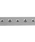 Killer Aluminum T Slot Miter Track Jig For Woodworking Quick Clamp Station Easy Garage Setup And True Diy Workshop Essential showing aluminum track with five mounting holes.