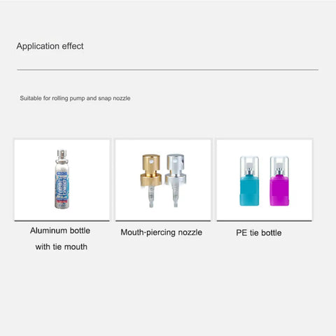 GFJYKDL Bottle Cap Heat Shrink Film Machine With Temperature Control Shrink Sealer for aluminum and PE tie bottles and nozzles.
