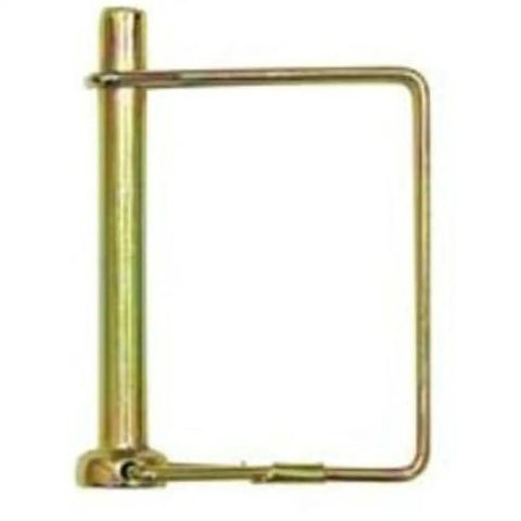 Secure Your Setup Today With This Solid Yellow Zinc Snapper Pin Square Head Quick Release Wire Lock Pin For Truck Rig Gear Fastening Heavy Duty Corrosion Resistant Lockdown Handle