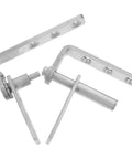 Heavy Duty Stainless Steel Pivot Hinges For Doors With Auto Close Function For Hidden Bookcase Doors Ideal For Home Use And Construction
