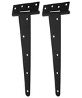 Heavy Duty T Shape Gate Hinge With Ball Bearing For Your Home Doors 12 Inch Extended Door Hinge Easy Install Slotted Bearing Boosts Stability And Load Bearing Black Finish