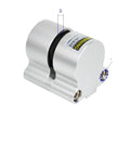 CNC Machine Tool Pneumatic Brake Cylinder With Auto Reset Air Pressure Butterfly Brake DBF-L10, compact angle view