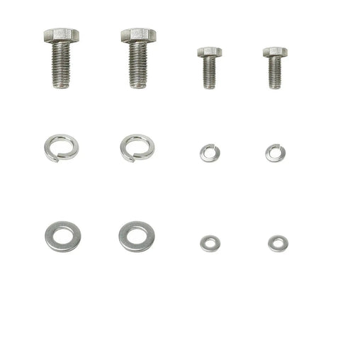 Bolt On Fuel Pump Block Off Plate Kit With Gasket And Stainless Hex Bolts For Small Block Chevy SBC Engines 265 283 327 305 302 350 383 400 Direct Fit With Heavy Gauge Steel Gasket For Durable Seal And Easy Bolt On Installation, stainless hardware set