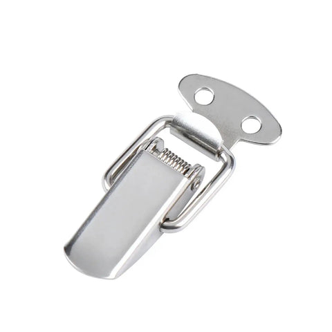Spring Loaded Stainless Steel Toggle Latch Kit For Cabinets And Sliding Enclosures 6 Pack Cap Catch Design close-up