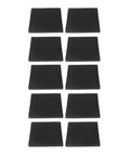 Premium Soundproof Foam Panels for Studio Acoustic Treatment and Noise Reduction Wall Tiles, pack of ten 30x30cm black panels.