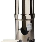 2.24 Gallon Gravity Fed Water Filter System In Stainless Steel With 2x ATC Super Sterasyl Candle Filters Reduces Sediment Cysts Bacteria