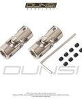 2 Pack Universal Motor Shaft Couplings 8mm To 8mm With Screws, High Quality Wear Resistant Joint Shaft Couplers For Motors, RC Cars, Drones, Robotics, And DIY Projects. 8mm steel couplers with hex key and screws