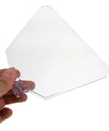 Clear plastic panel from 6 Pack Bench Safety Guard Panels, Easy Install Protective Covers for Angle Grinders and Bench Machines.