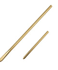 Two Piece Brass Leather Sewing Needles For Hand Stitching And Lacing, Long Jumbo Lacing Needles Set, Fits Flat Leather Cord Up To 4mm
