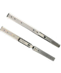 Two Pack 8 Inch Drawer Slides With Full Extension Ball Bearing Runners Heavy Duty Cold Rolled Steel Side Mount Hardware For Gaming Cabinets And Electronics Smooth Silent Glide, side view