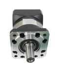 Premium Planetary Gear Reducer Built Like A Tank Delivering Rock Solid Precision Transmission With Smooth 1:10 Speed Reduction And Low Backlash, showcasing robust metal design.