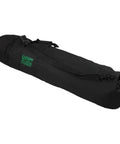 Durable Metal Detector Carry Bag For Fully Assembled Garrett Metal Detector, black leather-like exterior with nylon straps.