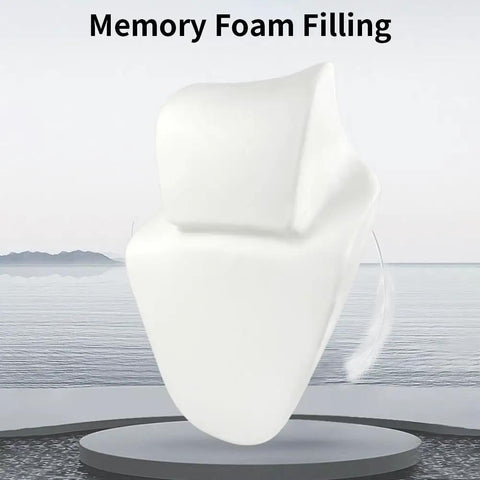 Memory foam core of Ergonomic Office Chair Headrest With Adjustable Neck Support Pillow, perfect for desk chairs and wheelchairs