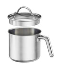 1.5 Quart Stainless Steel Saucepan With Pour Spout And Lid For Milk And Sauces Quick Weeknight Go To Kitchen Favorite For Gravies Pasta And Noodles