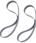 Urethane Bandsaw Tire T23071 Direct Replacement for 17 Inch G0513 Series Bandsaws Pair laying flat in a looped formation