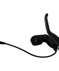 108PDD Ebike Brake Lever Set With 2 Pin Male Levers, black aluminum alloy, single right brake lever with power off cable