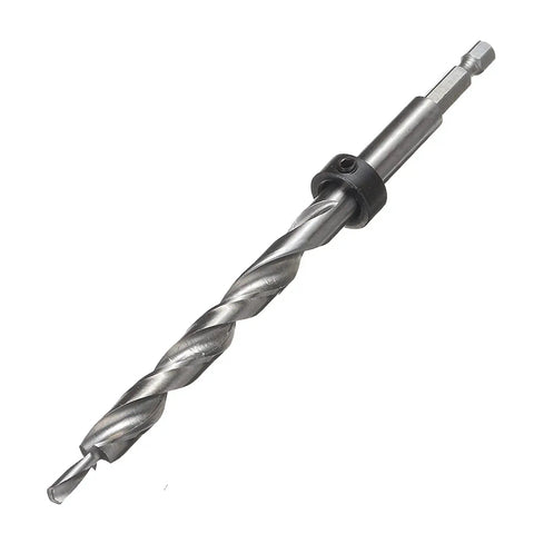Hex Shank Twisted Step Drill Bits Set For Pocket Hole Jig And Woodworking Power Tools End Milling Side Milling And Finishing Drill Bits With Handy Wrench Tool For Pro Grade Projects, steel hex shank drill bit