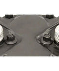 Aftermarket York 209 And York 210 Air Conditioning Compressor With Clutch viewing threaded fittings and solid build for Ford Mercury rides.