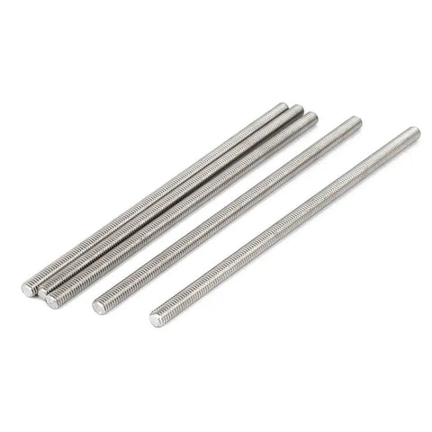 304 Stainless Steel 1/2-20 Fully Threaded Rod, 12 Inch Length, Corrosion Resistant Fastener for Industrial Assembly, Drillable and Cuttable