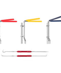 Upgraded 5 Piece Hydraulic Cylinder Seal Installation Tool Kit With Twistor Seal Installers and Pick Set tools displayed