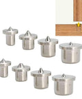 8 Piece Dowel Center Points Set 6mm 8mm 10mm 12mm Rock Solid Steel Tenon Markers For Precise Wood Joint Alignment Chrome Plated