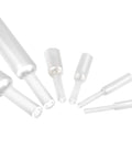Close-up of UL Listed 205 Piece Heat Shrink Tubing Kit With Three Point Five Inch Length Clear Three To One Shrink Ratio Waterproof