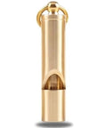 Beefy Two Inch Survival Whistle Delivers 125 Decibels Of Ultra Loud Emergency Alerts One Piece Brass Body Built For Windy Conditions