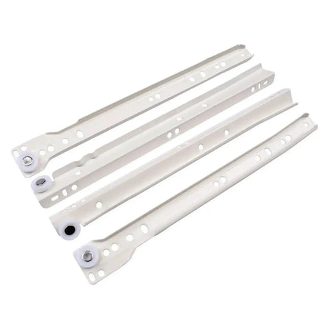 Heavy Duty Rock Solid Cold Rolled Steel Drawer Slides Two Section Soft Close Cabinet Hardware For Kitchen Furniture 35 Cm set of four slides