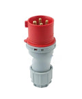 Second Generation Industrial Connector Socket 4 Pin 16A For Electrical Box Connection Three Phase Four Wire 380V Power Supply Durable Heavy Duty Plug Industrial Grade Weather Resistant, red-gray