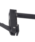 Beefy Bench Dogs Clamp For Woodworking, Aluminum Alloy Body With Stainless Steel Hardware, side view of adjustable clamp