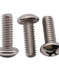 Heavy Duty Stainless Steel 10-32 x 3/4 Inch Phillips Pan Head Machine Screws Full Thread UNF 304/18-8 Bright Finish