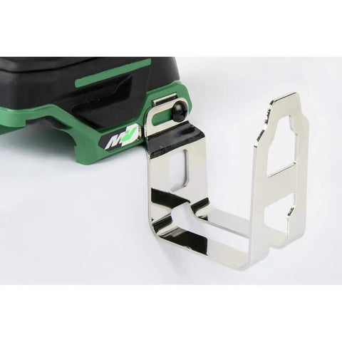 36V MultiVolt Impact Wrench Tool showing a green friction ring with metal bracket attachment detail